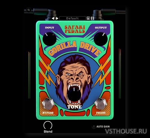 Safari Pedals - Gorilla Drive - Warm analog saturation in a plugin