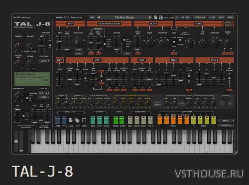 Togu Audio Line - TAL-J-8 v1.7.3 VSTi, VSTi3, AAX, CLAP x64 R2R