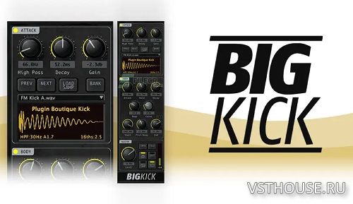 Credland Audio - BigKick v1.9.6 VSTi, VSTi3, AAX x64 [R2R]