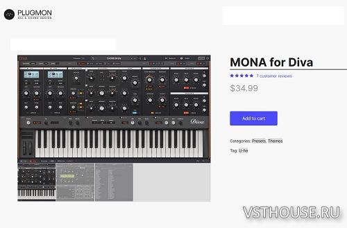 Plugmon - MONA (Diva Presets, H2P + SKIN) Plugmon - MONA (Diva Presets, H2P + SKIN)