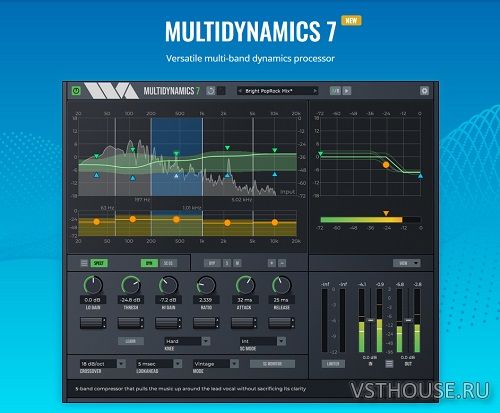 Wave Arts - MultiDynamics 7 v7.04 VST, VST3, AAX x64 TCD Wave Arts - MultiDynamics 7 v7.04 VST, VST3, AAX x64 TCD