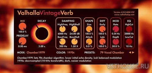 Valhalla DSP - Valhalla VintageVerb v4.0.0 VST, VST3, AAX x64 Valhalla DSP - Valhalla VintageVerb v4.0.0 VST, VST3, AAX x64