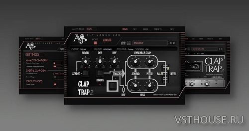 Aly James Lab - CLapTrap v1.3.0 + VSDSX v2.3.0 VST3i x64 Aly James Lab - CLapTrap v1.3.0 + VSDSX v2.3.0 VST3i x64