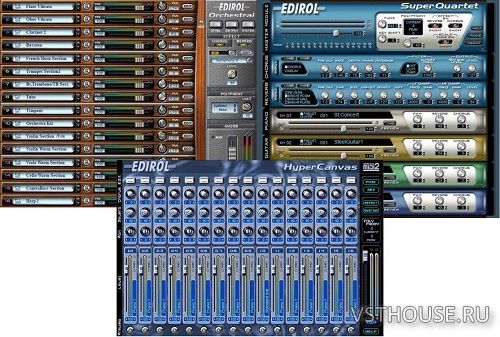 Edirol - Edirol HQ Synths Bundle + jBridger 1.74 (No Install) Edirol - Edirol HQ Synths Bundle + jBridger 1.74 (No Install)