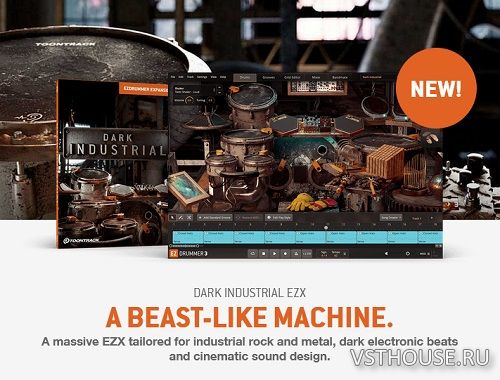 Toontrack - Toontrack DARK INDUSTRIAL EZX (SOUNDBANK) Toontrack - Toontrack DARK INDUSTRIAL EZX (SOUNDBANK)