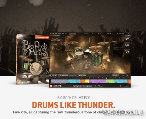 Toontrack - Toontrack BIG ROCK DRUMS EZX v1.0.2 (SOUNDBANK) Toontrack - Toontrack BIG ROCK DRUMS EZX v1.0.2 (SOUNDBANK)