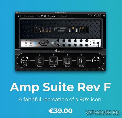 WaveMind - Amp Suite Rev F 1.0.1 STANDALONE, VST3, AAX x64 WaveMind - Amp Suite Rev F 1.0.1 STANDALONE, VST3, AAX x64