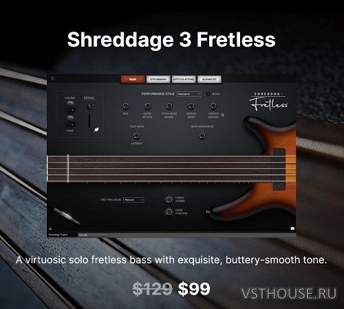 Impact Soundworks - Shreddage 3 (3.5) Fretless v.1.2.2 (KONTAKT)