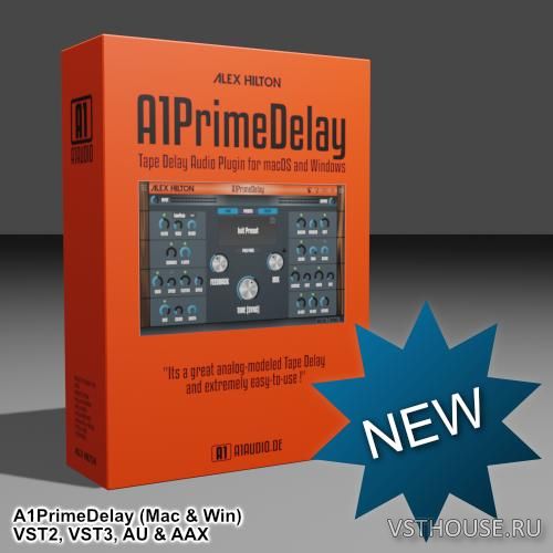 A1AUDIO - A1PrimeDelay 1.0 VST, VST3, AAX x64