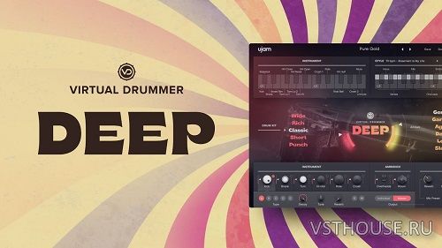 UJAM - Virtual Drummer Deep v2.4.0 VSTi, VSTi3 x64 UJAM - Virtual Drummer Deep v2.4.0 VSTi, VSTi3 x64