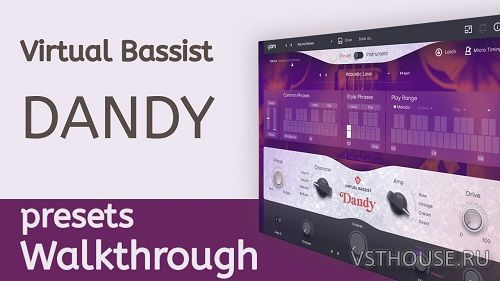 UJAM - Virtual Bassist Dandy v2.3.0 VSTi, VSTi3 x64 UJAM - Virtual Bassist Dandy v2.3.0 VSTi, VSTi3 x64