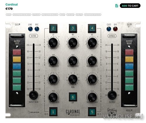 Acustica Audio - Cardinal 2023 VST, VST3, AAX x64 REPACK Acustica Audio - Cardinal 2023 VST, VST3, AAX x64 REPACK