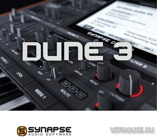 Synapse Audio - DUNE 3 v3.6.1 VSTi, VST3i, AAX x64 Synapse Audio - DUNE 3 v3.6.1 VSTi, VST3i, AAX x64