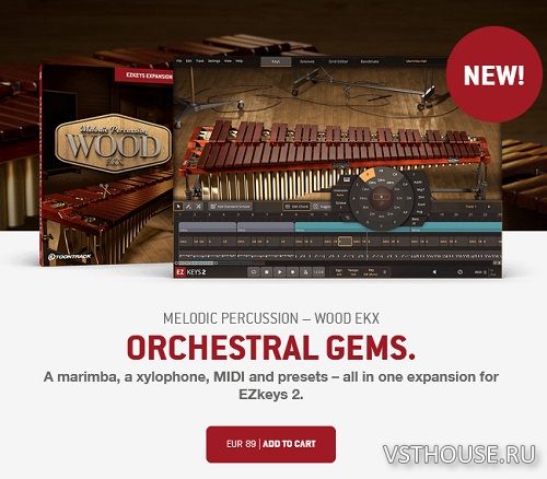 Toontrack - MELODIC PERCUSSION - WOOD EKX (SOUNDBANK) Toontrack - MELODIC PERCUSSION - WOOD EKX (SOUNDBANK)