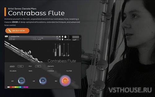 Auddict - Daniela Mars Contrabass Flute (KONTAKT) Auddict - Daniela Mars Contrabass Flute (KONTAKT)