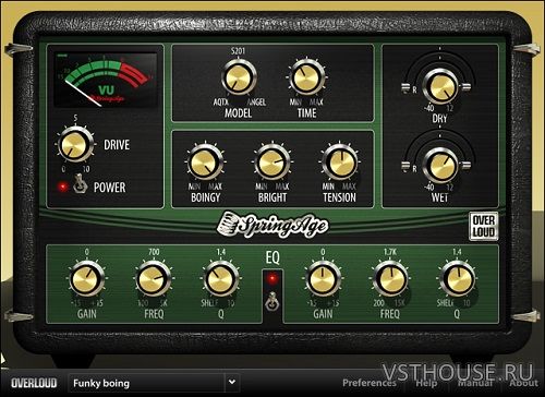 Overloud - SpringAge v1.5.6 STANDALONE, VST, VST3, AAX x86 x64