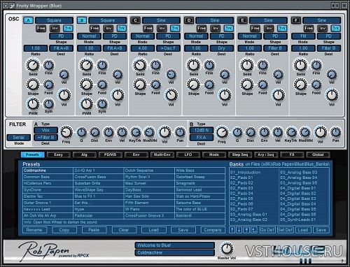 Rob Papen - Blue 1.9.0g VSTi x86 x64 Rob Papen - Blue 1.9.0g VSTi x86 x64