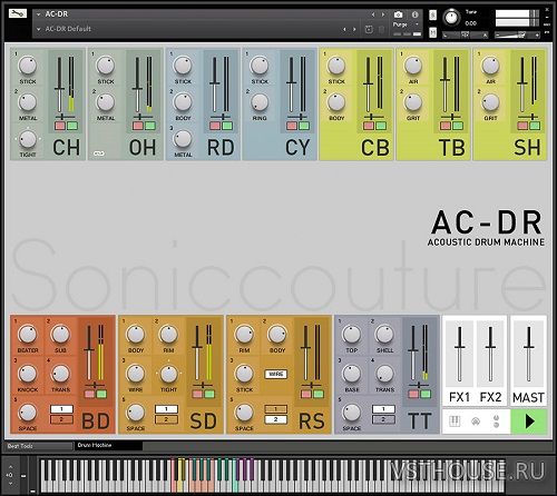 Soniccouture - AC-DR Acoustic Drum Machine 1.5 (KONTAKT) Soniccouture - AC-DR Acoustic Drum Machine 1.5 (KONTAKT)
