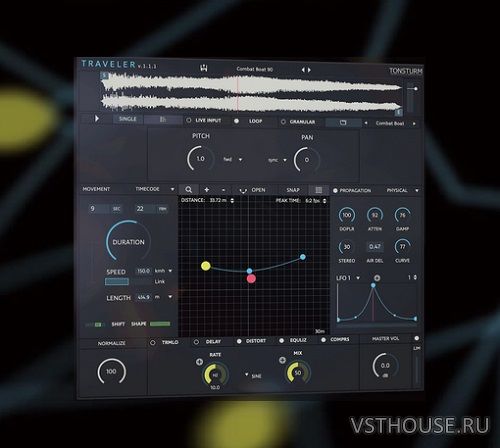 TONSTURM - TRAVELER v1.1.3 VST, VST3, AAX x64 TONSTURM - TRAVELER v1.1.3 VST, VST3, AAX x64