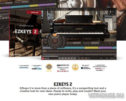 Toontrack - EZkeys 2.1.1 Update STANDALONE, VSTi3, AAX x64 Toontrack - EZkeys 2.1.1 Update STANDALONE, VSTi3, AAX x64