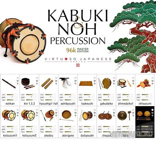 Sonica Instruments - Kabuki and Noh Percussion v2.0.0 (KONTAKT) Sonica Instruments - Kabuki and Noh Percussion v2.0.0 (KONTAKT)