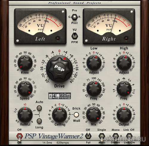 PSPaudioware - PSP VintageWarmer 2.10.4 AAX x64 PSPaudioware - PSP VintageWarmer 2.10.4 AAX x64