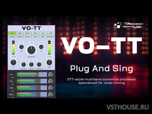 Three Body Tech - VO-TT v1.1.0 VST, VST3, AAX х64 [SEnki]