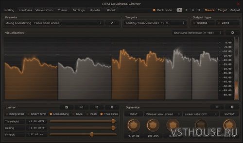 APU Software - APU Loudness Limiter v3.7.2 STANDALONE, VST3, AAX x64 APU Software - APU Loudness Limiter v3.7.2 STANDALONE, VST3, AAX x64