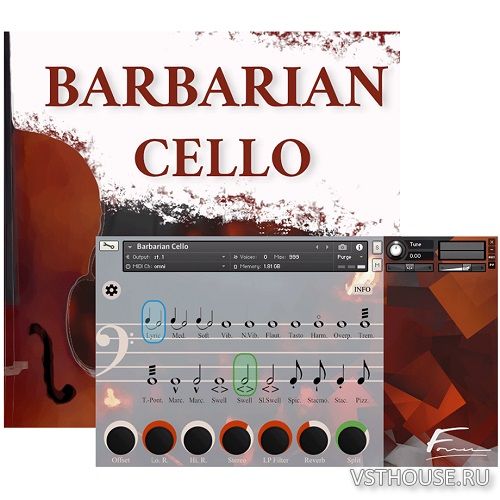 David Forner - Barbarian Cello 1.2.0 (KONTAKT)