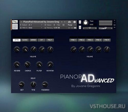 GSamples - PianoPad Advanced (KONTAKT, WAV) GSamples - PianoPad Advanced (KONTAKT, WAV)