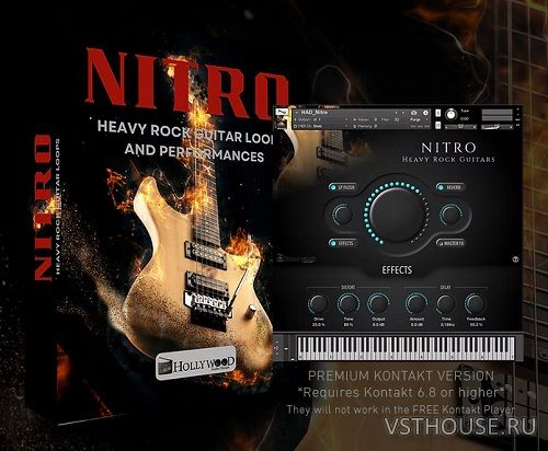 Hollywood Audio Design - Nitro Heavy Rock Guitars Hollywood Audio Design - Nitro Heavy Rock Guitars