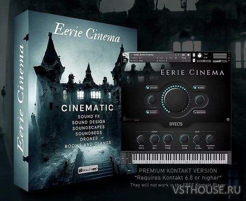Hollywood Audio Design - Eerie Cinema (KONTAKT, WAV) Hollywood Audio Design - Eerie Cinema (KONTAKT, WAV)