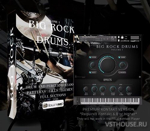 Hollywood Audio Design - Big Rock Drums Volume 1 Hollywood Audio Design - Big Rock Drums Volume 1