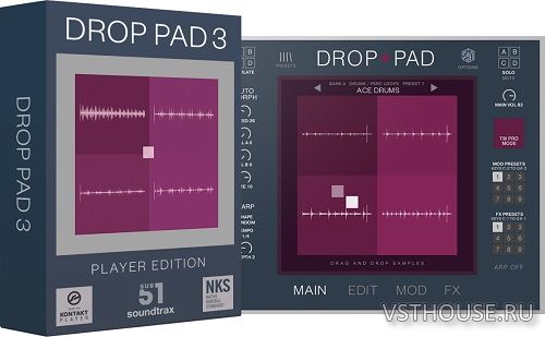 Sub51 Soundtrax - Drop Pad 3 (KONTAKT)
