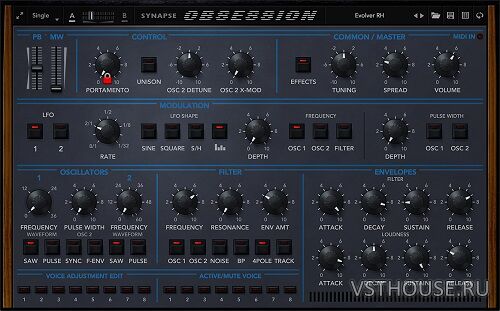 Synapse Audio - Obsession v1.2.4 VSTi, VSTi3, AAX x64