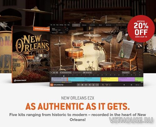 Toontrack - New Orleans EZX Library Update v1.0.1 (WIN.OSX) Toontrack - New Orleans EZX Library Update v1.0.1 (WIN.OSX)