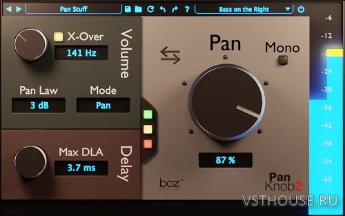 Boz Digital Labs - Pan Knob 2 v2.0.8 VST, VST3, AAX, SAL х64 [R2R]