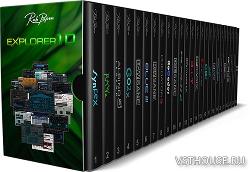 Rob Papen - eXplorer 10 v1.0.8 VST, VSTi, VST3, VSTi3, AAX x64
