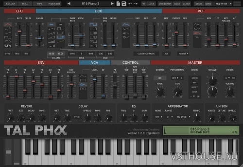 Togu Audio Line - TAL-Pha v1.3.9 VSTi, VSTi3, AAX, CLAP x64 Togu Audio Line - TAL-Pha v1.3.9 VSTi, VSTi3, AAX, CLAP x64