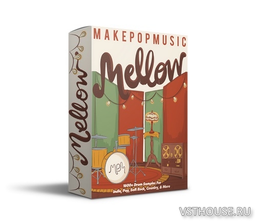 Make Pop Music - Mellow (Drum Samples) (WAV)