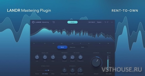 LANDR - Mastering Plugin PRO v1.1.54 VST3, AAX x64 [R2R]