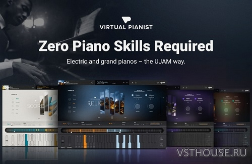 uJAM - Virtual Pianist 1.4.1 VSTi, VSTi3, AAX (x64) + Library [R2R]