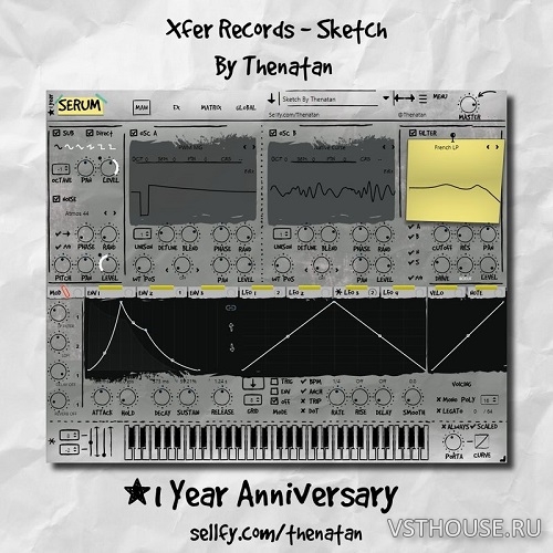 Thenatan - Xfer Serum Skin - Sketch by Thenatan (SYNTH PRESET) Thenatan - Xfer Serum Skin - Sketch by Thenatan (SYNTH PRESET)