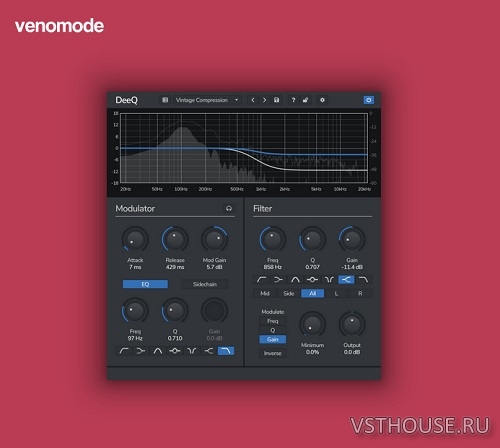 Venomode - DeeQ v1.6.0 VST, VST3, AAX x64 [R2R]