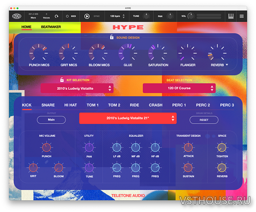 Teletone Audio - HYPE v1.0.4 VST3, AU WIN.MAC х64 [GAMESENSE]