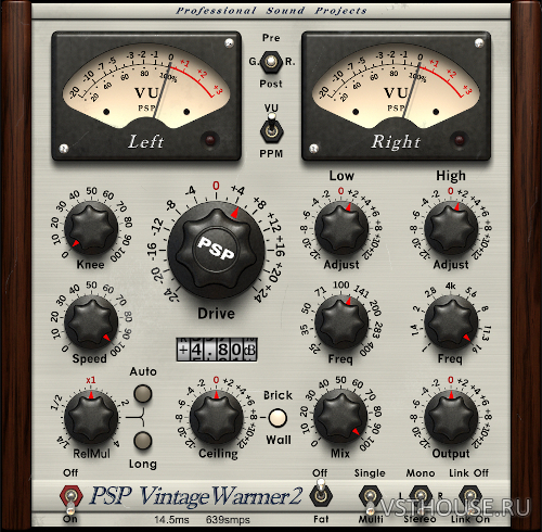 PSPaudioware - PSP VintageWarmer2 v2.11.0
