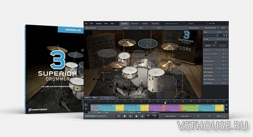 Toontrack - Superior Drummer 3.4.4 STANDALONE, VSTi, VSTi3, AAX x64 Toontrack - Superior Drummer 3.4.4 STANDALONE, VSTi, VSTi3, AAX x64