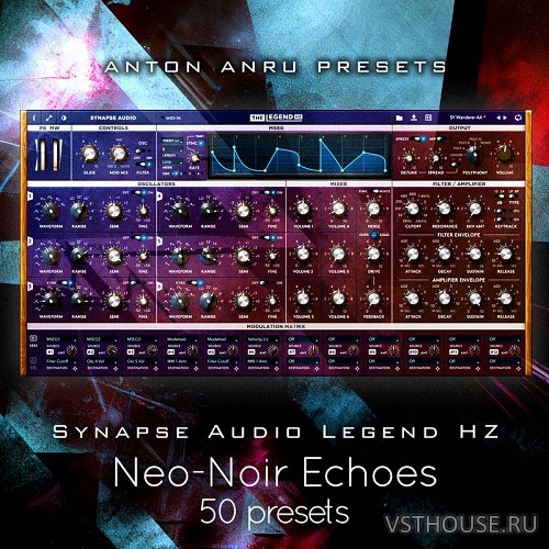 Anton Anru - Presets Synapse Audio Legend HZ - Neo-Noir Echoes Anton Anru - Presets Synapse Audio Legend HZ - Neo-Noir Echoes