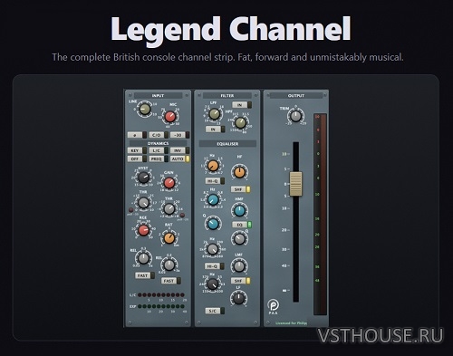 PAA Audio - Legend Channel v.1.24 Rev1 VST3, AAX x64 [BUBBiX]