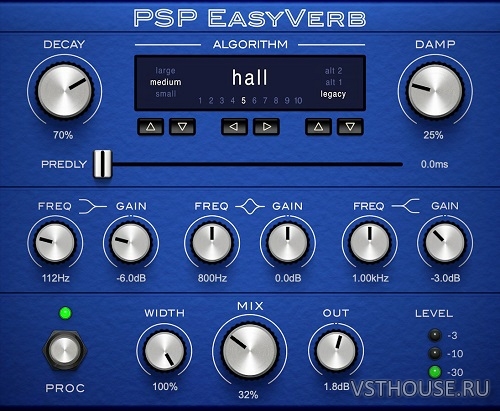 PSPaudioware - PSP EasyVerb 2.0.1 VST, VST3, AAX x64 PSPaudioware - PSP EasyVerb 2.0.1 VST, VST3, AAX x64